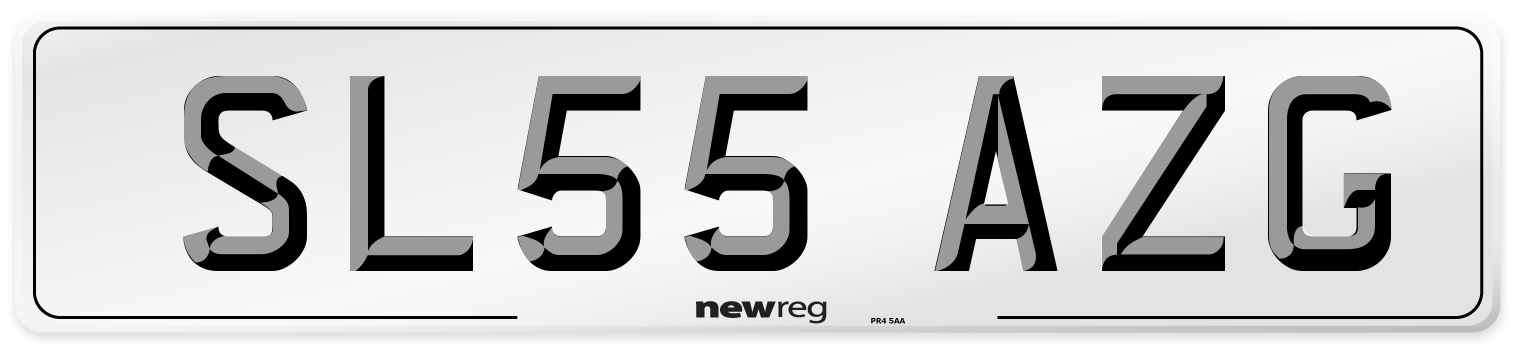 SL55 AZG Number Plate from New Reg
